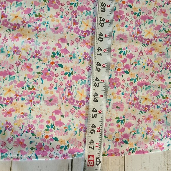 Scarlett Darkness Corset Waist Smocked Back Floral Maxi Dress Cottage NEW 2XL - Picture 6 of 8